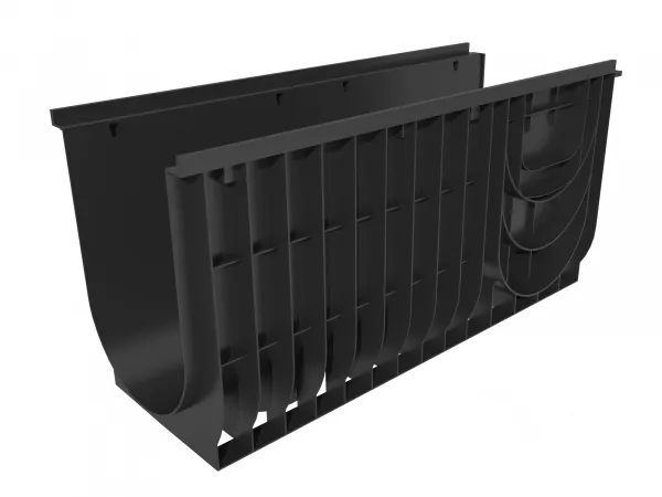 Лоток водоотводный Gidrolica Pro ЛВ-30.38.48 - пластиковый купить в компании "ДРЕНАЖ", цены от 7 747 ₽