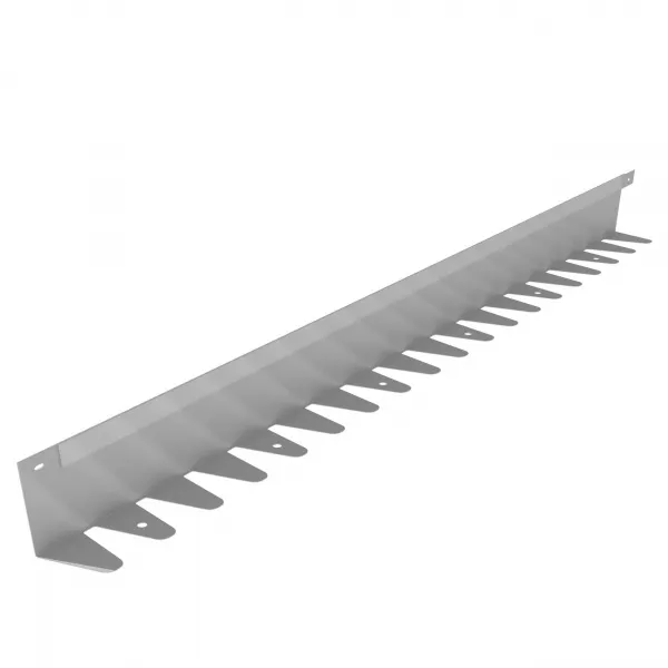 Бордюр Gidrolica Line Steel L-образный из оцинкованной стали 1200х40х70х1,5мм купить в компании "ДРЕНАЖ", цены от 518 ₽